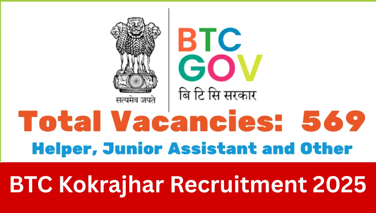 BTC Kokrajhar Recruitment 2025